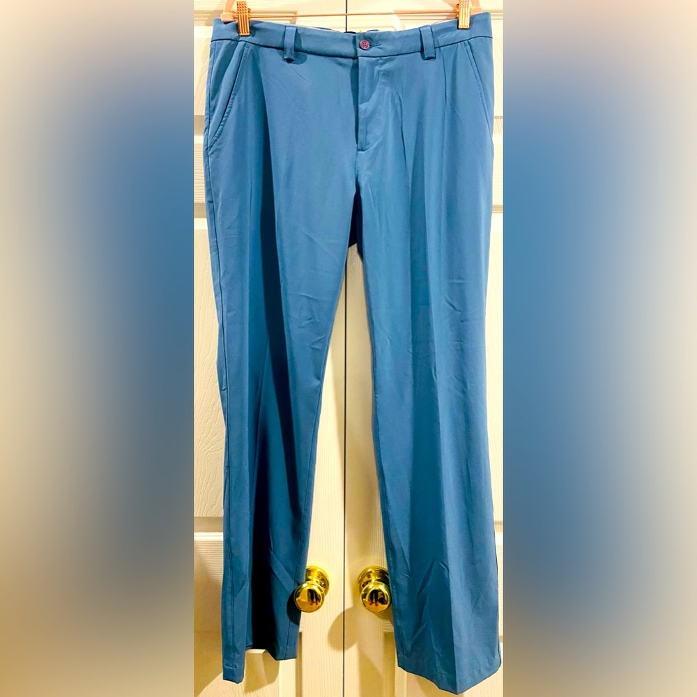 Sligo Mens Size W34 Golf Pants Blue